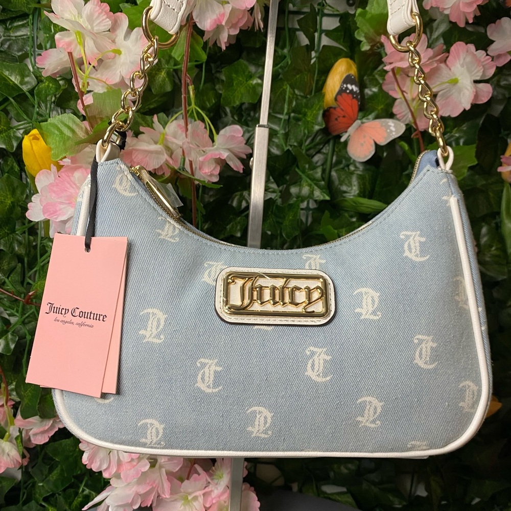 Juicy Couture, Denim Shoulder Bag